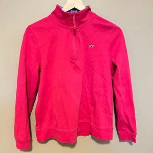Vineyard Vines Ladies 1/4 Zip Sweatshirt, Medium, GUC